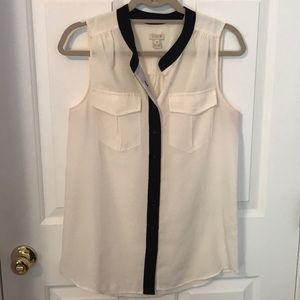 J Crew Sleeveless Blouse